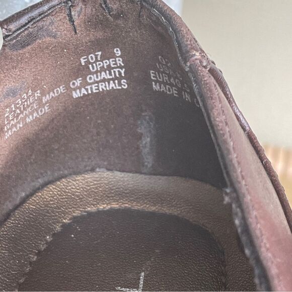 Vintage Thom McAn Brown Leather‎ Slip-on Bootie Women’s 8.5W Retro Block Heel - Picture 10 of 11